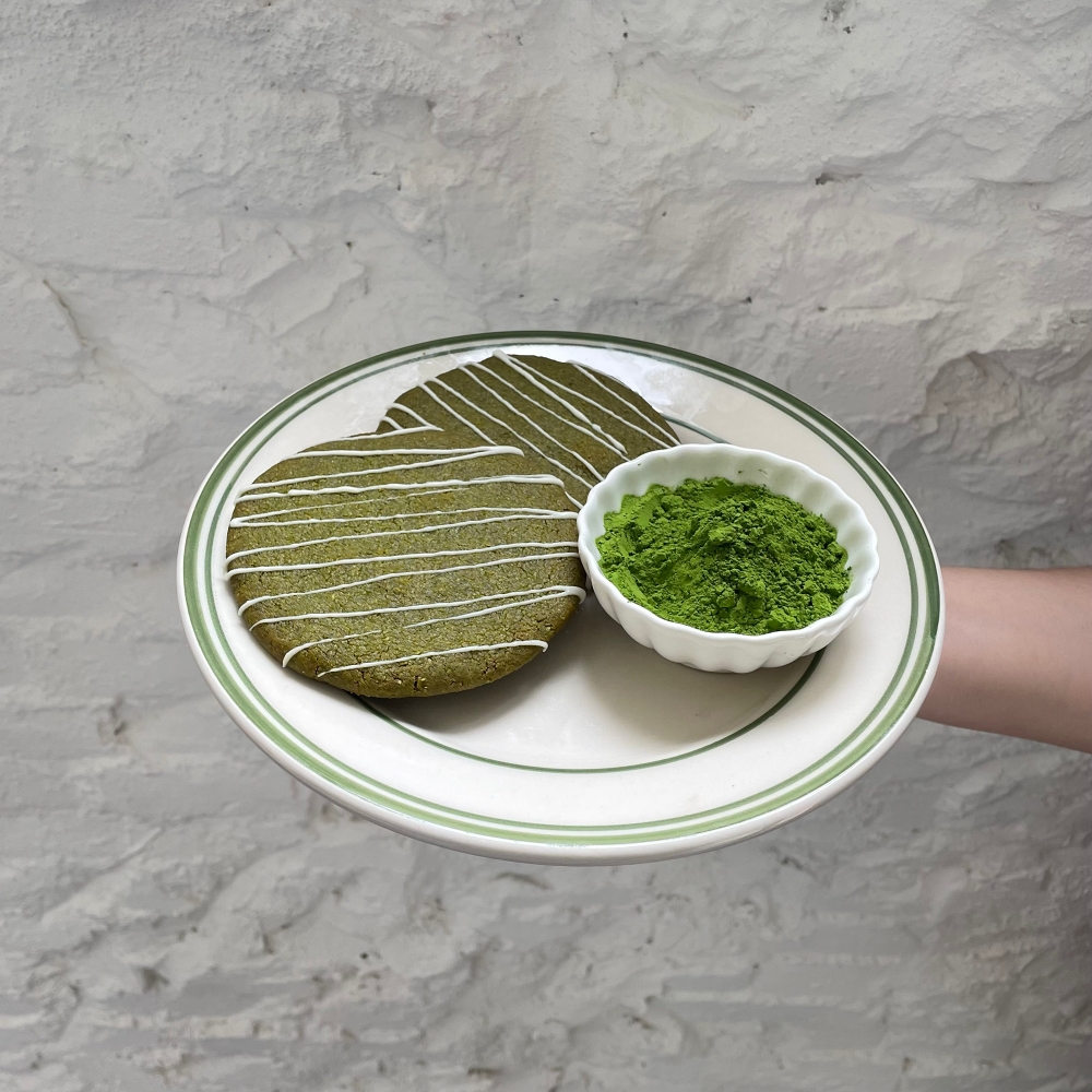 手工餅乾抹茶 65元